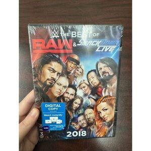 New Sealed- WWE The Best of Raw & Smack Down Live 2018 DVDs